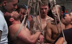 Horny Crowd Pounds Away Mechanic Mike Gaite