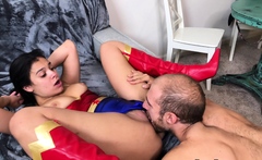 Violet Starr as a sexy Wonder Woman!