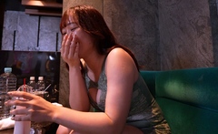 Asian Girl Removes Pink Panties And Toys With