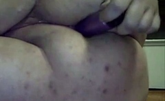 BBW Anal Webcam Show - Close Up Action!