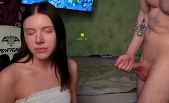 Pale Amateur Teen Brunette Lynn Love