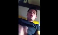 Cumming Hard After School - Twink Amateur Masturbates