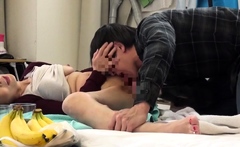 Sexy Asian Japanese Teen Suckin and Finger