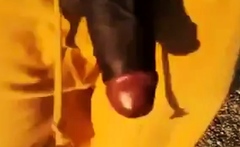 Big Black Cocks Outdoors