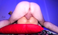 Big tits Asian ladyboy pounded by BWC BF