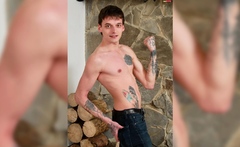 Hot czech tattooed boy shows off his body pics