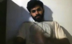 Big-Cock Indian Guy Jerks Off on Webcam