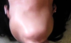 Rough Amateur Blowjob: Hard Cock Down Her Throat