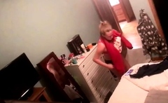 Sexy Girl Changing in Her Room Comp