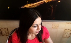 Russian Babe with Big Tits Meets Neighbor for Sex