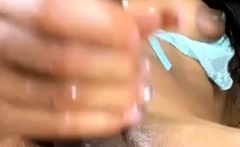 Theprettiestforeignfromx Masturbates With Dick Close Up