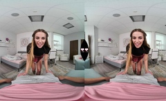 Nasty gf Eveline Dellai will play with your dick